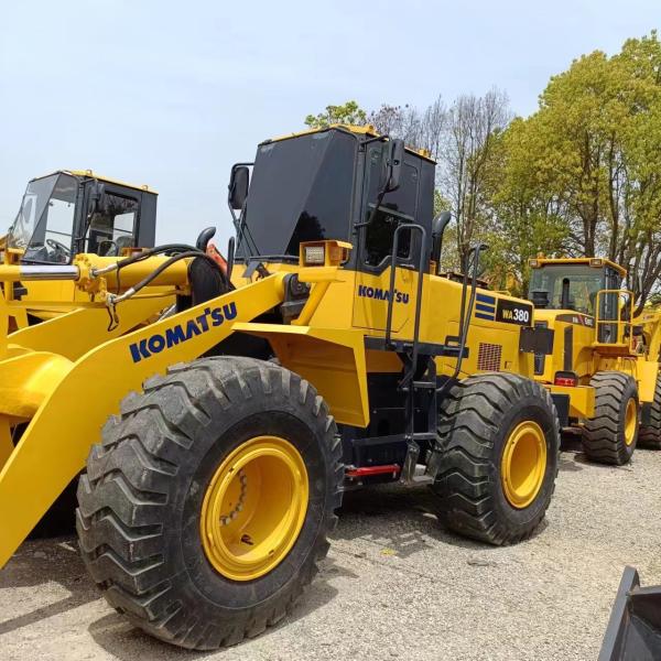 Komatsu WA380 Wheel Loader Used Loader Japan Original Machine 3.1 Cbm Bucket Capacity