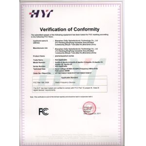 shenzhen Cidly Optoelectronic Technology Co., Ltd Certifications