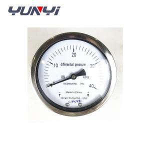 China Pointer Type Stainless steel Differential Pressure Gauge For Gas 100mm on sale