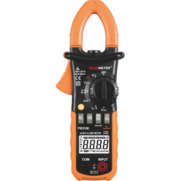 AC/DC Digital CLamp Meter With Ammeter , Voltmeter ,Double Mold，Back Light，Ohmmeter Measurement