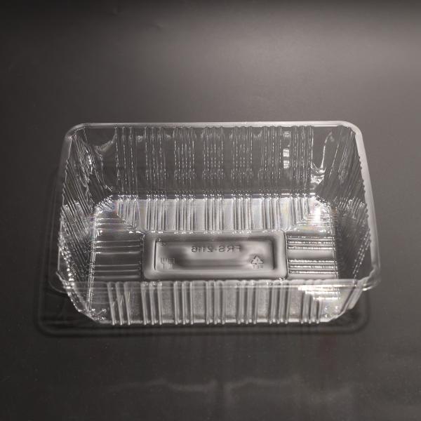 Cheap Stackable Eco Friendly Plastic Food Tray PET Food Tray Container For Food Packaging for sale
