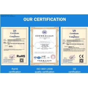 ZCH Technology Group Co.,Ltd Certifications