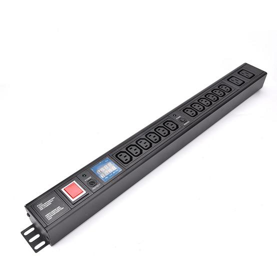Cheap 14 Way IEC Type PDU Extension Socket With On/Off Switch Powermeter for sale