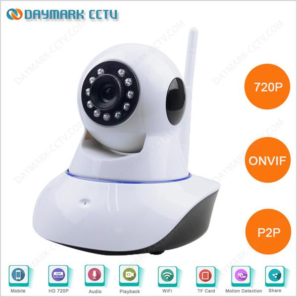 Cheap Two way talking intercom p2p wifi ip camera with free uid for sale