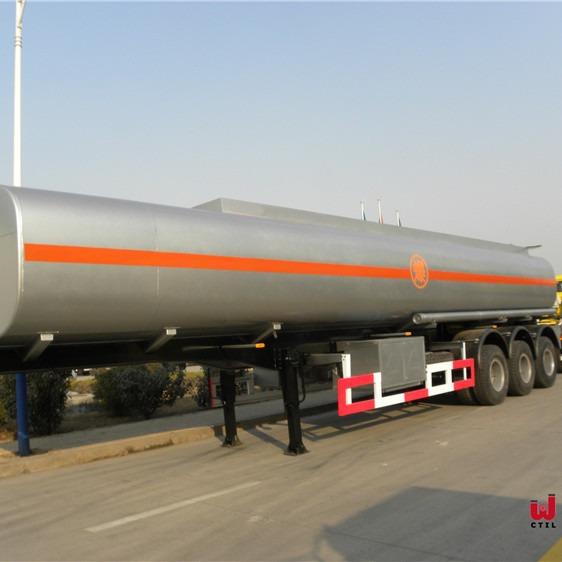 Cheap Heavy 3 Axles Crude Oil Tanker Trailers 60000L Oil Tanker Truck for sale