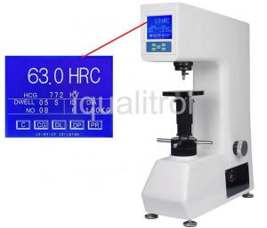 Best Large LCD Rockwell Hardness Testing Machine 175mm Height Automatic Loading wholesale