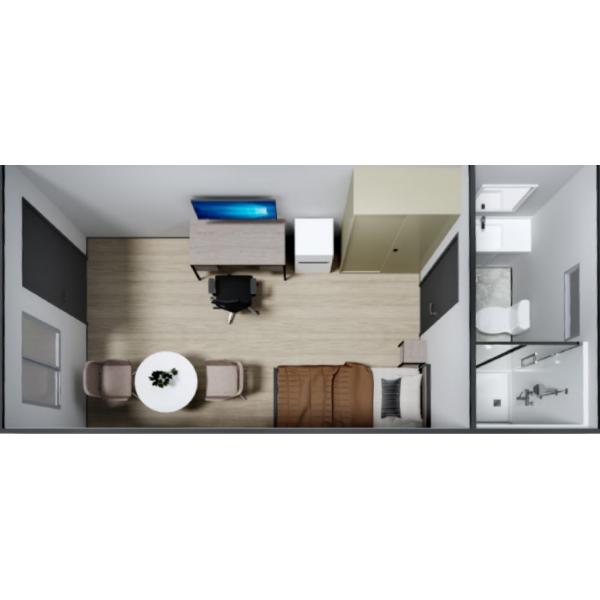 Readymade Single Bedroom Container House Custom Modern Tiny Container Homes