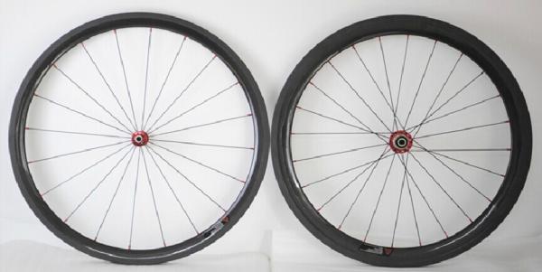 Cheap 2014 hot sale special assemble 700c carbon wheels 38mm+50mm 23mm tubular for road bike for sale