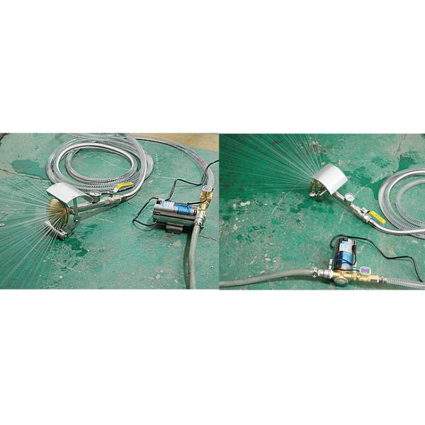 Hand Held Water Spray Nozzle Tester Brass Material 0 To 0.25 Mpa Pressure Gauge