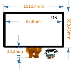 43“PCAP Touch Panel 6H Industrial Touch Screen Panel PC