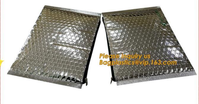 Holographic Zipper Slider Zip Lock Bubble Bag,Cosmetic Zipper Bag/Rose Gold Slider Bubble Bag with Logo,Slider Bubble Zi
