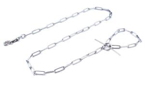 Best Zinc Plated Pets Choke Chain Dog Tie Out Chain With Heavy Duty Swivel Snap Hook wholesale
