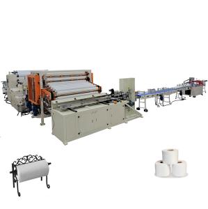 China Automatic Toilet Paper Kitchen Towel Tissue Paper Manufacturing Machine Production Line on sale