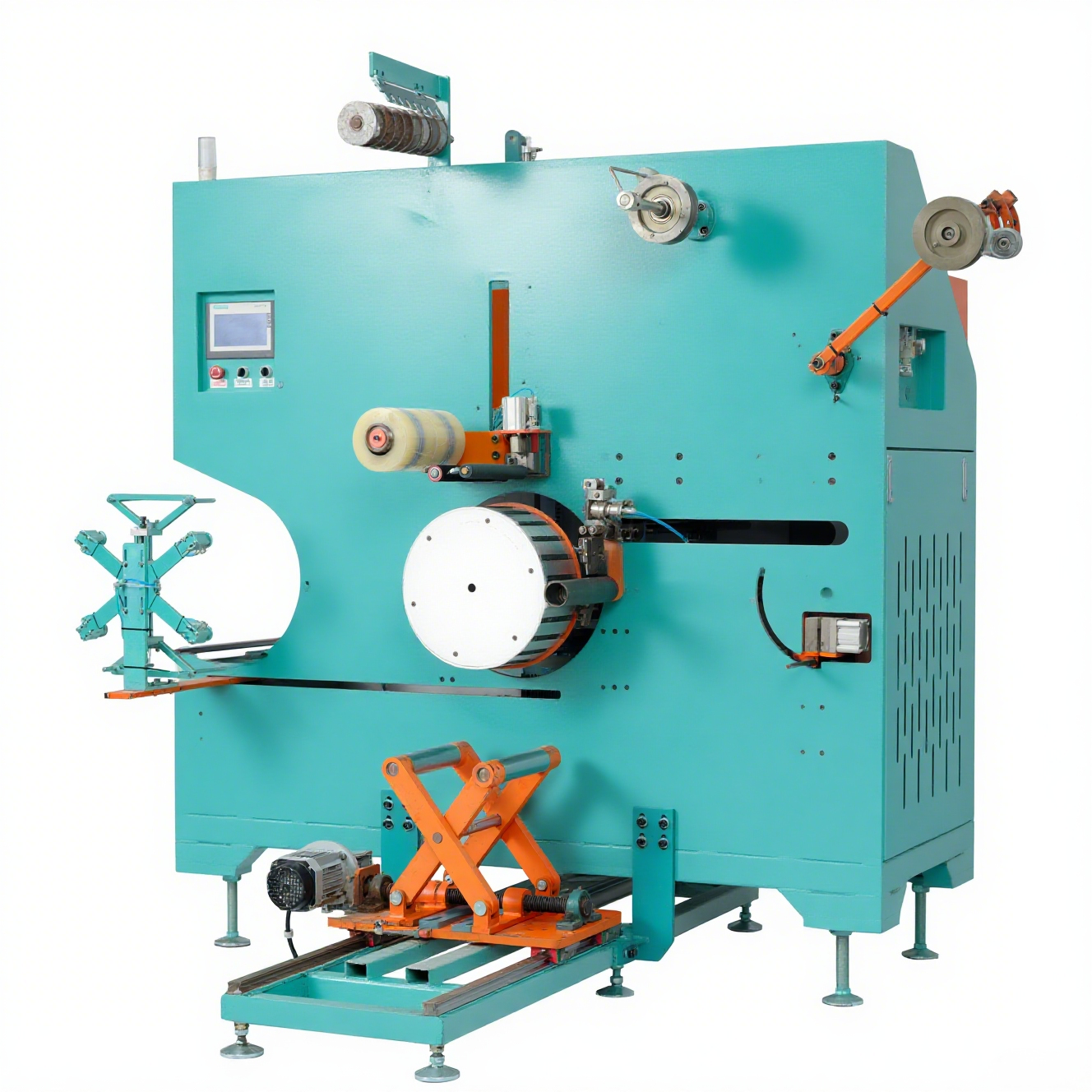 Pet Lashing Strap Winders Maximum Winding Diameter 1200MM Automatic Coil Twine Winding Machine for Electrical Motor