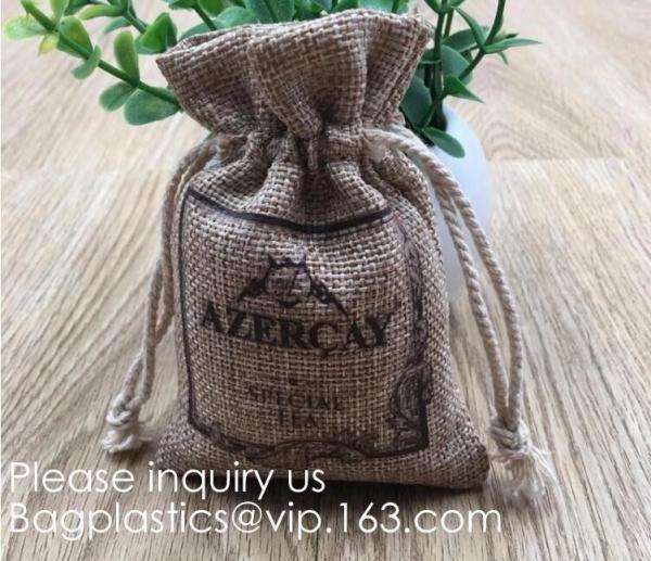 Jute Gift Bags Jewelry and Treat Pouch Wedding, Party Favor, DIY Craft, Presents, Christmas,Sacks,Birthday,Baby Shower