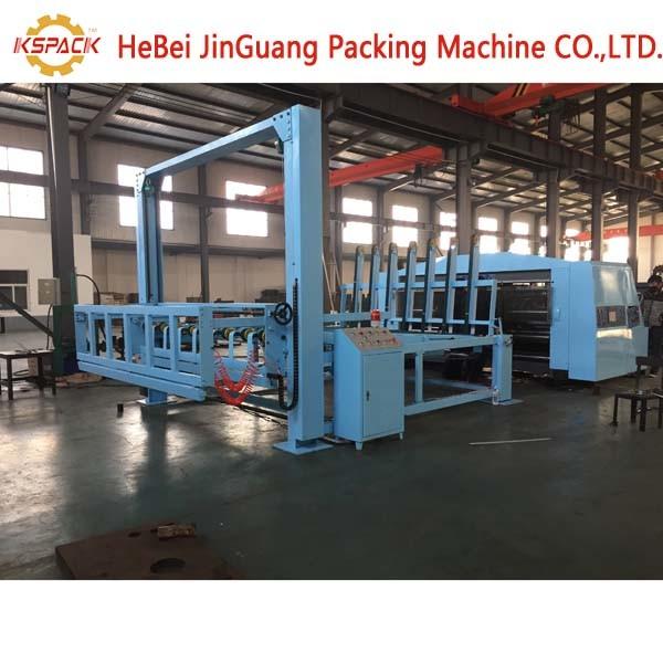 Cheap High Speed Rotary Slotter Machine Four Knives With Stacking Machine for sale