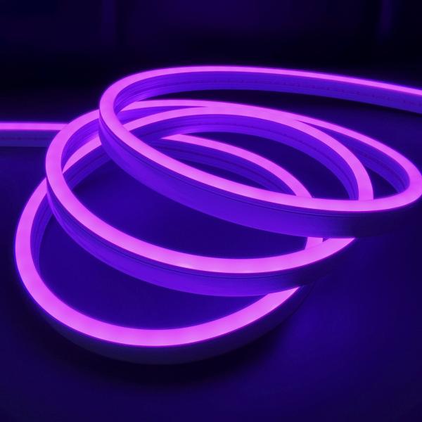 Cheap RGBW 12V LED Neon Flex Light , LED Silicone Neon Strips 7mm X 14mm For Wedding for sale