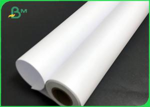 China 2inch Core A0 A1 format 80gsm White Bond Plotter Paper rolls for cad Inkjet plotter on sale