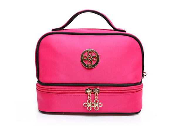 Cheap Convenient Extra Large Toiletry Bag Nylon Material With Bulit - In Small Mirror for sale
