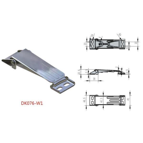 Heavy Duty Hidden Adjustable Toggle Latch Stainless Steel Draw Latch
