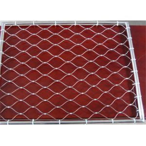 Best Flexible Cable Stainless Steel Aviary Wire Netting knotted And Ferruled wholesale