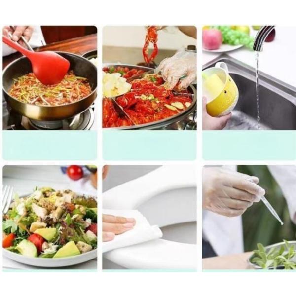 M-Xl En455 Protective Disposable Gloves Transparent Cleaning Disposable Pvc Gloves