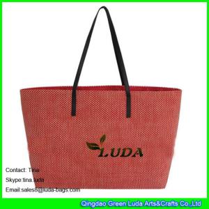 LUDA carolina herrera handbags cheap paper straw promotional bags