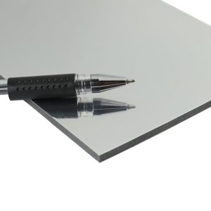 Best Silver Metallic Aluminum Composite Panel 1220mm Width 10 Years Warranty wholesale