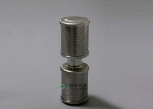 Best 304 316L Stainless Steel Filter Johnson Sieve Tube Backflushing Custom Length Filter Nozzle wholesale