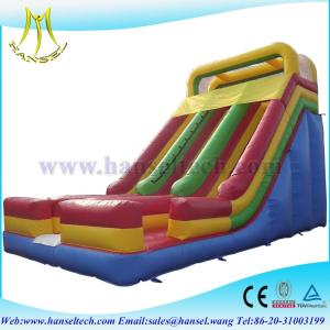 China Hansel cheap inflatable slides ,boucning castles inflatable slide pool on sale