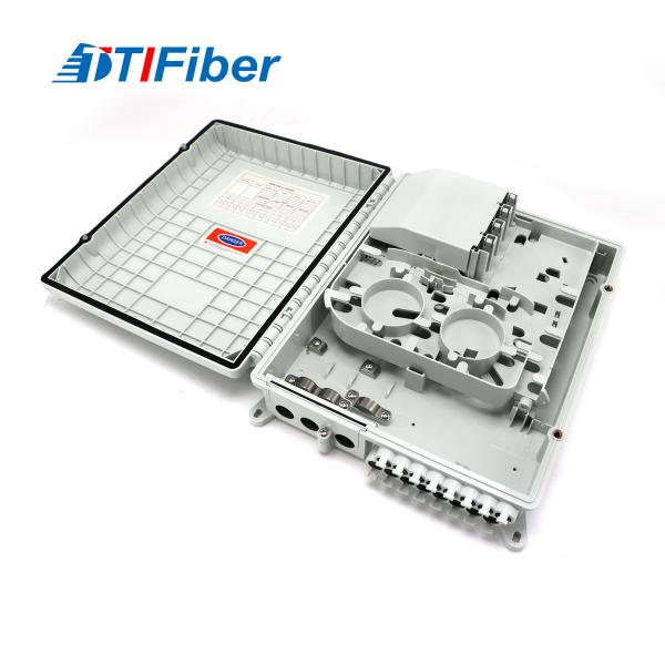 Cheap Outdoor FTTH 16 Core Empty Full loaded Fiber Optic Distribution Box ABS Material for sale