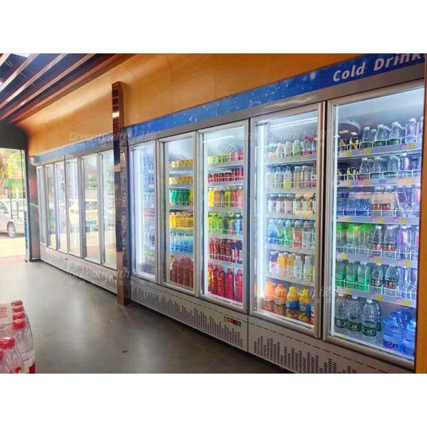 Energy Efficient 1 2 3 Glass Door Freezer With Quick Auto Back Door