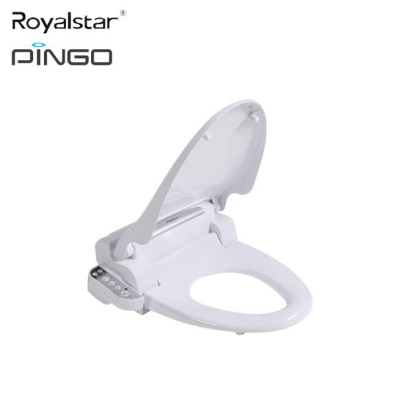 Cheap Soft Close Intelligent Heated Toilet Seat Cover Thermal Storage Type Auto Power Saving for sale