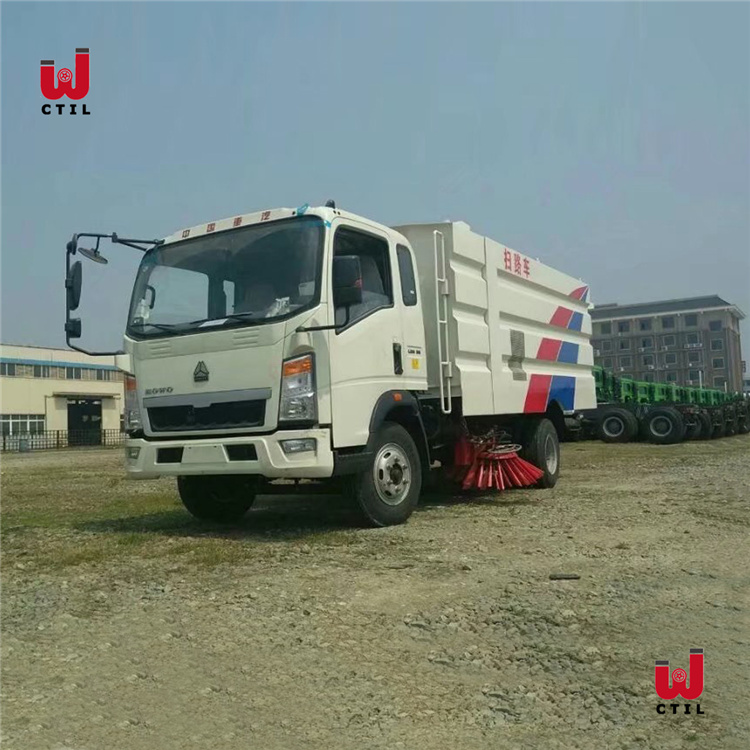 road sweeper lorry