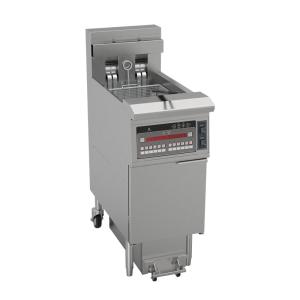 Best One Pot Two Baskets 26L 14KW 380V With Oil Filtration Electric Open Deep Fryer wholesale