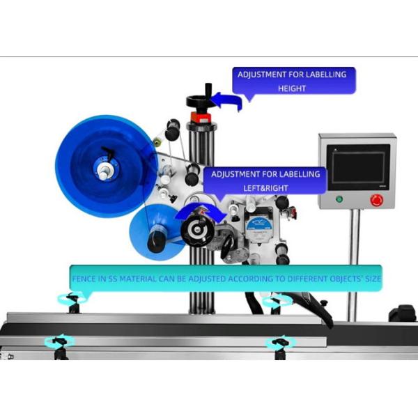 One Side Labelling Machine Detergent Automatic Box Packing Machine Self Adhesive Sticker
