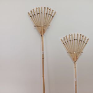 Best Natural Bamboo Rake Handmade Garden Rakes Harrow Support Customized wholesale