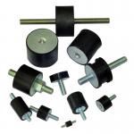High quality EPDM rubber vibration isolators NR damper with hole M10 Male Bolt