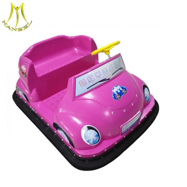 Cheap Hansel 2018 hot selling amusement center park battery operated indoor bumper car for sale