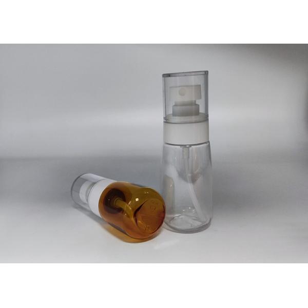 15ml 30ml 50ml Empty Round Plastic Bottle With Pump Sprayer Custom Color