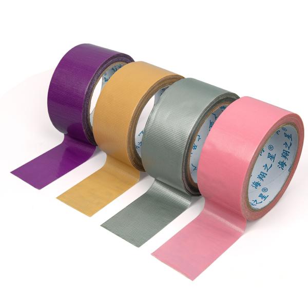 Free Samples 15m Multi Colored Single Sided Duct Tape With Individually Wrapped
