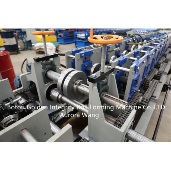 GI GL CZ Purlin Roll Forming Machine 25m/min Steel Framing Roll Former
