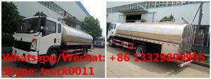 Best SINO TRUK HOWO 4*2 RHD milk tanker truck, 5m3 6000 liters 6m3 stainless steel liquid food transporting vehicle, wholesale