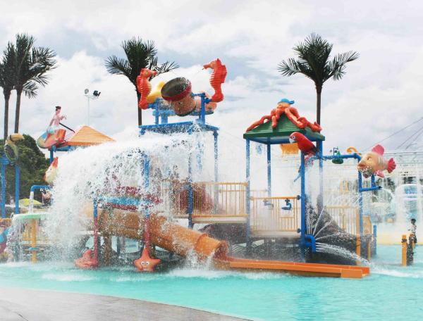 Cheap 6.5 M Kids Water House / Water Playground Equipment for Swimming Pool for sale