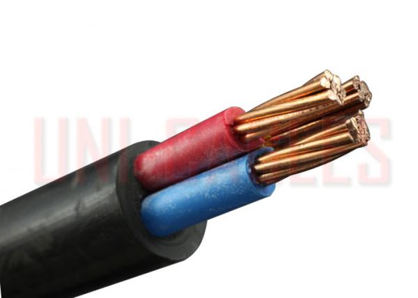 Cheap Class 1 IEC 60502 - 1 Standard Low Voltage Cable Three Cores PVC Copper Construction None Armored for sale