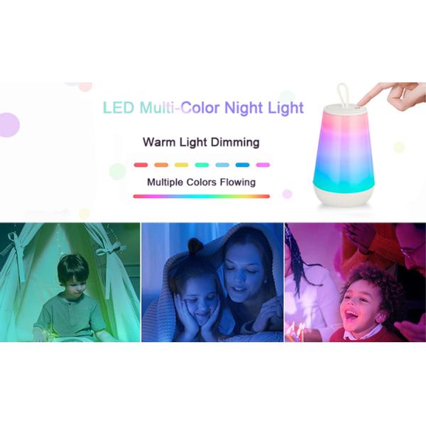 Portable Colorful Warm Touch Night Lights For Kids Gifts