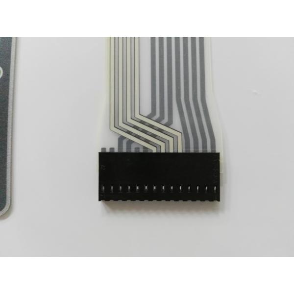 Silk Printed PC Membrane Switch Keyboard PC Overlay Free Design With 3M467 Adhesive