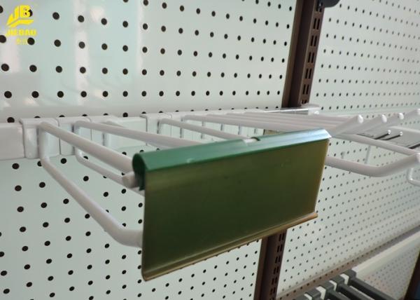 Cheap Durable Steel Heavy Duty Pegboard Hooks With PVC Price Holder White Color for sale
