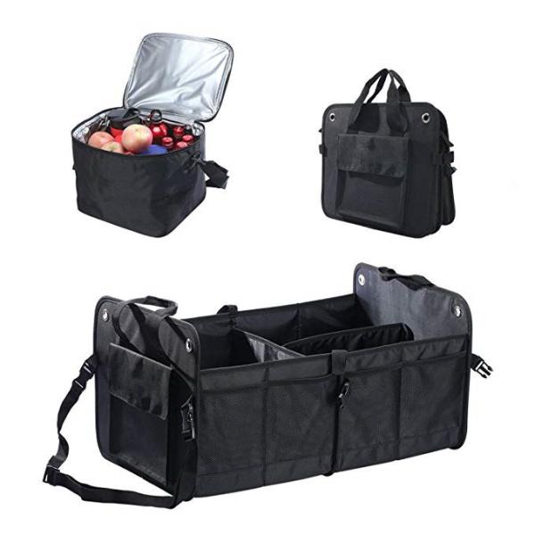 Cheap Expandable Automobile Trunk Organizer And Cooler Set Adjustable Compartments for sale