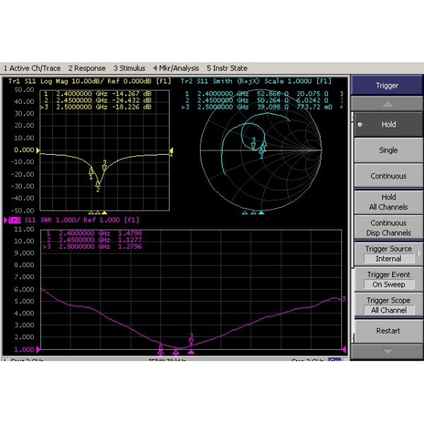 2.4G 5dB External WIFI Omni Antenna Gray SMA Connector For Wireless Router